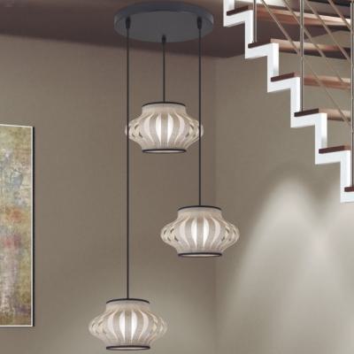 Colgante 3l Jana Negro 3 X 60w E 27 1