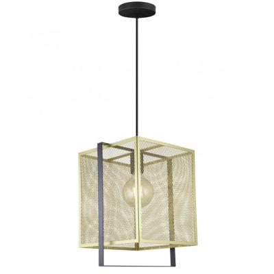 Colgante Nimes Negro Oro 1 X 60w E 27