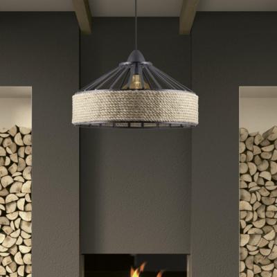 Colgante West Negro 1 X 60w E 27 1