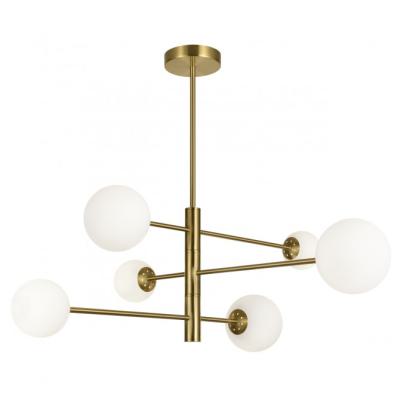 Lampara 6l Cosmica Laton 6 X 28w G 9