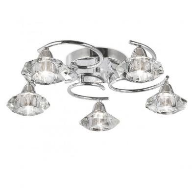 Plafon 5l Chic Cromo 5 X 40w G 9