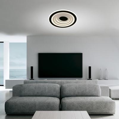 Plafon Led Castedu Blanco Negr Led 123w 6022lm 3000 6000k 1